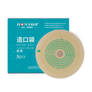 Two-piece ostomy bag (chassis)