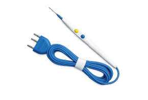 Disposable electrocautery pencil with dual manual control