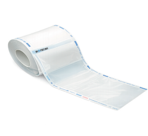 Gusseted heat-sealing sterilization pouch
