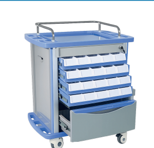Difficult airway management trolley